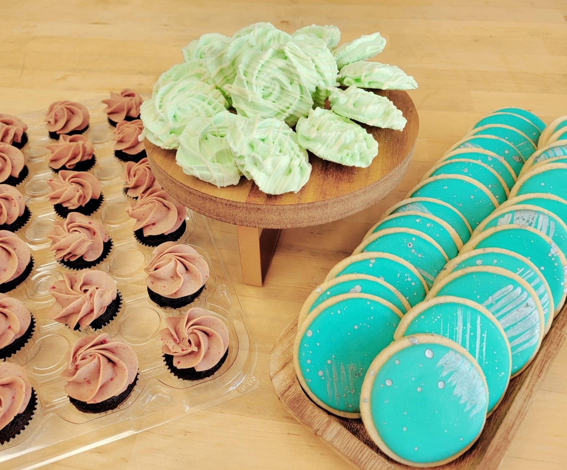 Trio of plated desserts sampled by guests during Chefs on Tour